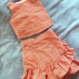 Red & White 2 piece set